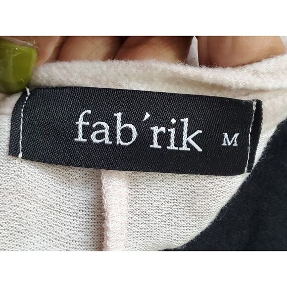 Fab'rik Women's Beige Polyester Round Neck Long Sleeve Casual Top Blouse Size M - Picture 9 of 11